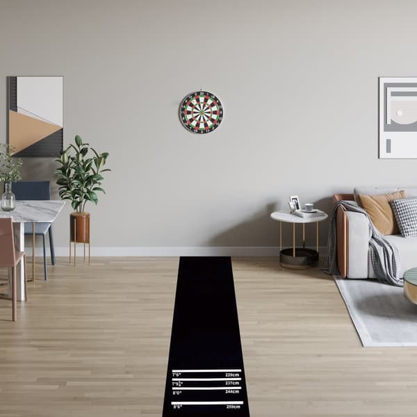 Dart Måtte, 300x61x0.3 cm, Sort