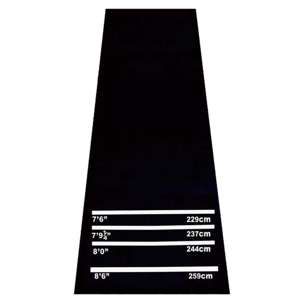 Dartmatta, 300x61x0.3 cm, Svart