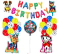 Miniatyrbild 1 av 5: Barnkalas Ballongbåge Paw Patrol - Happy Birthday