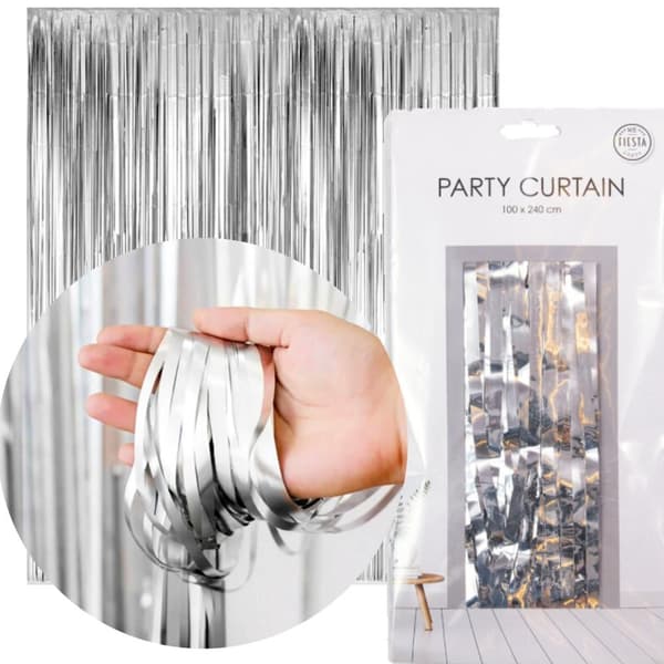 Glitterdraperi 100x240 cm - Skapa Festlig Atmosfär med denna Glittrande Dekoration Glitterdraperi Dörrdraperi Glittergardin Partydraperi