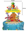 Miniatyrbild 3 av 5: Svampbob Barnkalas Ballongbåge - Happy Birthday party