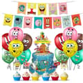 Miniatyrbild 1 av 5: Svampbob Barnkalas Ballongbåge - Happy Birthday party