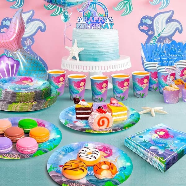 Sjöjungfru Födelsedagskalas Tillbehör FRUITFUL PARTY