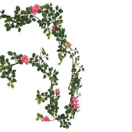 Rose Garland, vaaleanpunaiset ruusut
