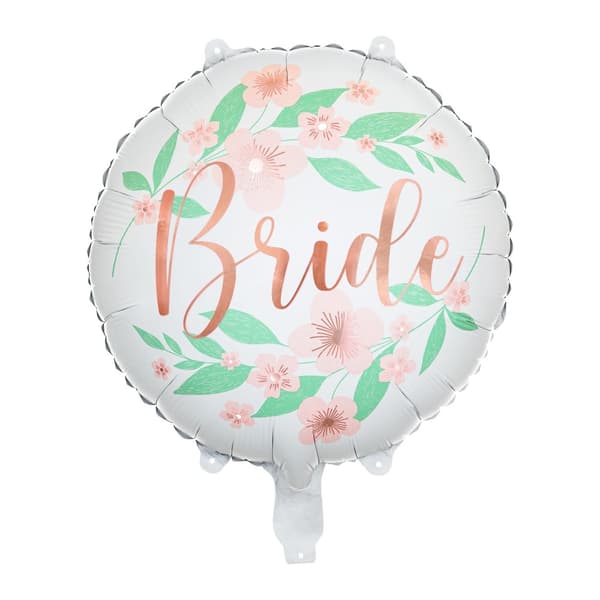 Folieballong Blommor Bride 45cm