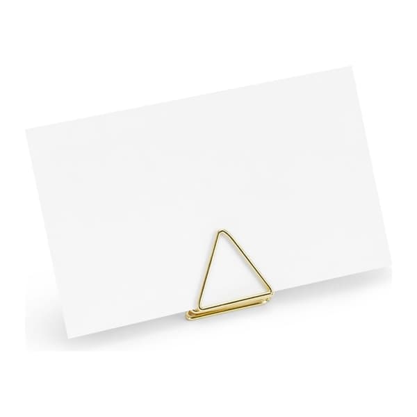 Korthållare Placeringskort Guld 2.3cm 10-pack