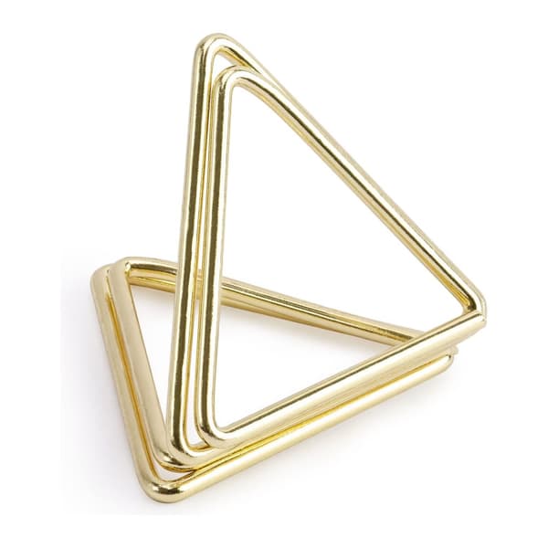 Korthållare Placeringskort Guld 2.3cm 10-pack