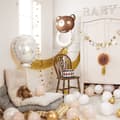 Miniatyrbild 4 av 4: Folieballong Oh Baby 53x69cm Vit Guld