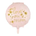 Miniatyrbild 1 av 2: Folieballong "Love You Mom" 45cm Rosa