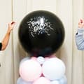 Miniatyrbild 2 av 3: Ballongpelare Gender reveal Rosa och Blå