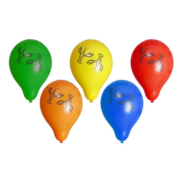 Latexballonger Kräfta  25cm 10-pack mixade färger