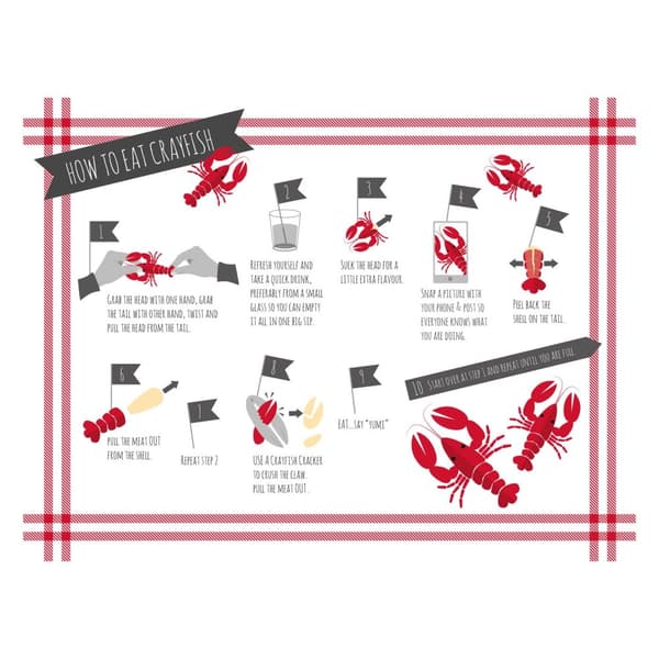 Kräfttablett 28x37cm 8-pack med instruktionsanvisning papper