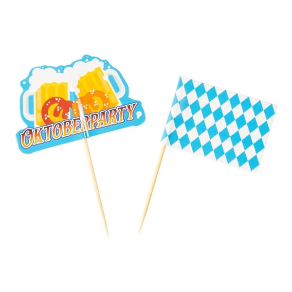 Cocktailflaggor Oktoberfest 20-Pack