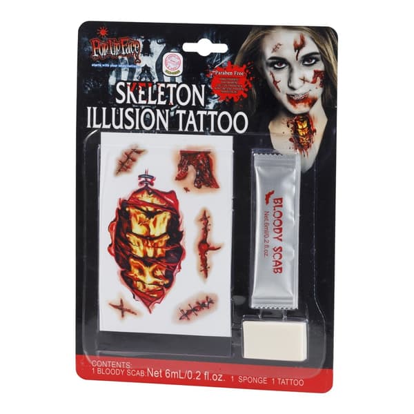 Tatuering Blod/Skelett