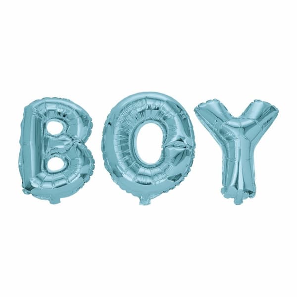 Folieballong "Boy" Text 40cm