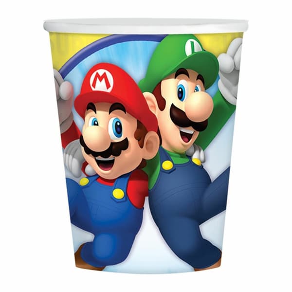 Pappersmugg Super Mario 8-pack
