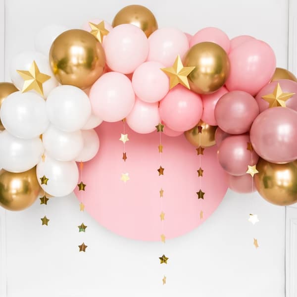 Ballongbåge Rosa Mix 200cm