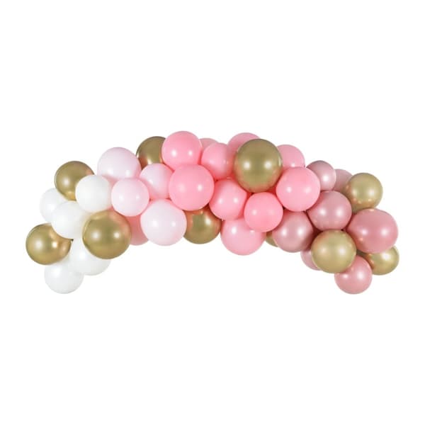 Ballongbåge Rosa Mix 200cm