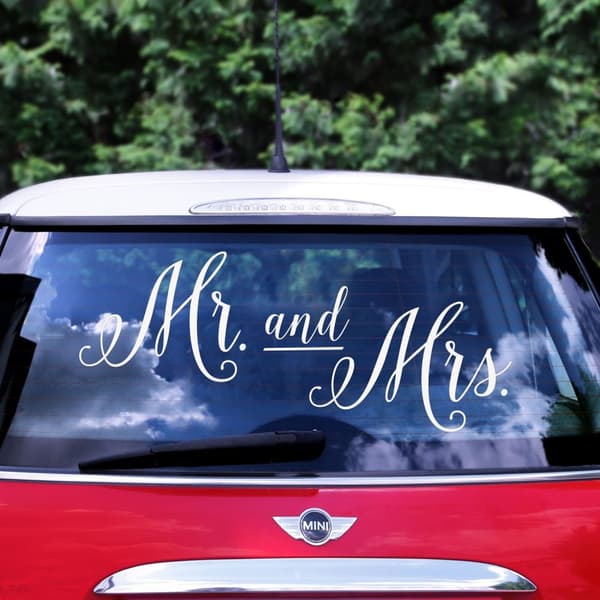 Bildekoration Mr. And Mrs.