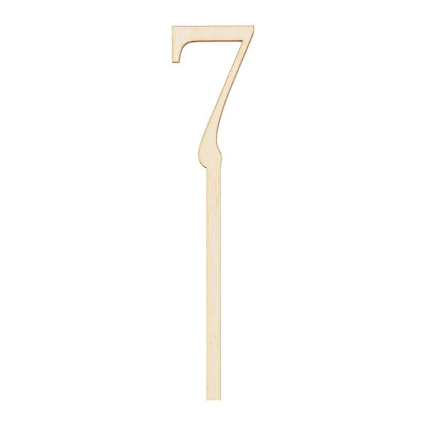 Bordssiffror Trä 25cm Siffror 1 till 10