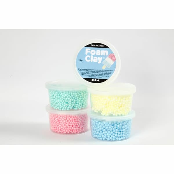 Foam Clay lera Extra Large mixade färger, 5x25g