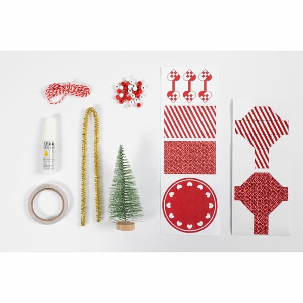 Mini DIY Kit Nissens dörr Julgran