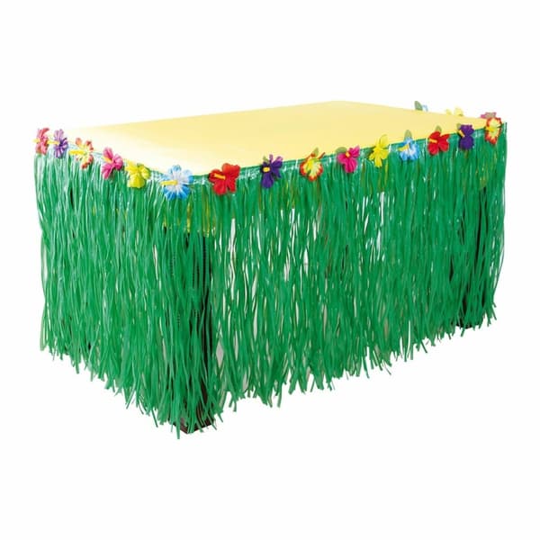 Bordsdekoration / Table Skirt Hawaii Grön 274x74cm