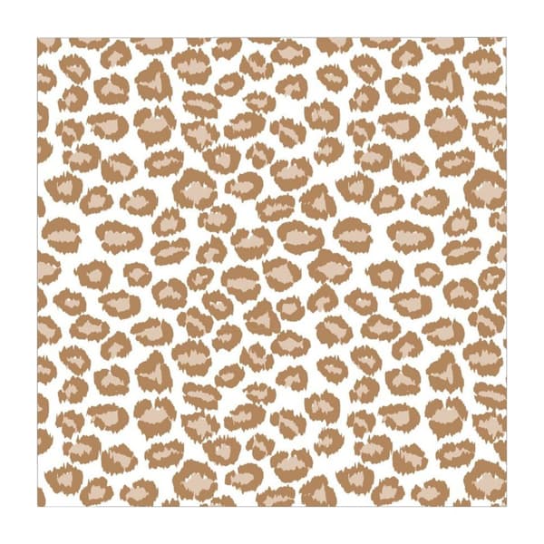 Pappersservett "A star is born" Leopard 33x33cm 20-pack