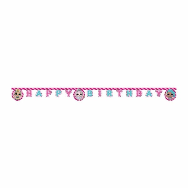Girlang LOL Glitter "Happy Birthday"