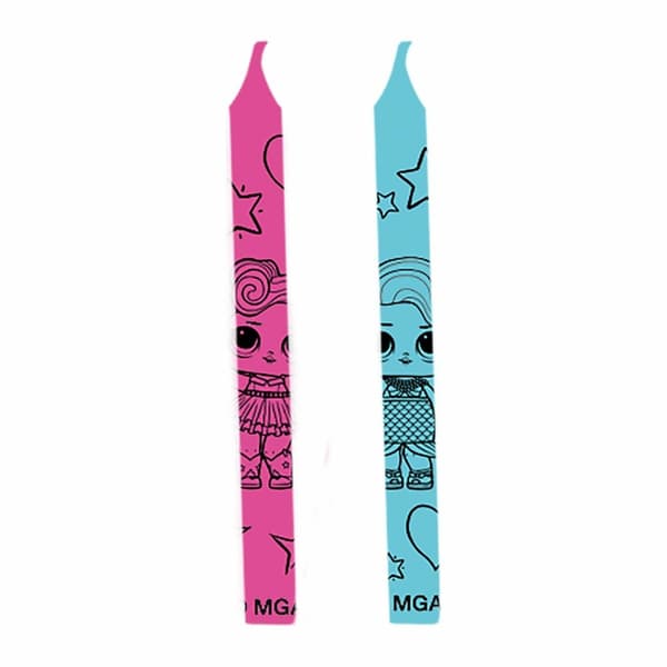 Tårtljus LOL Glitter 12-pack