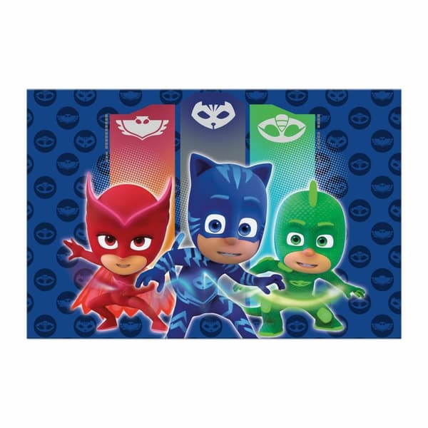 Bordsduk Pyjamashjältarna plast 120x180cm