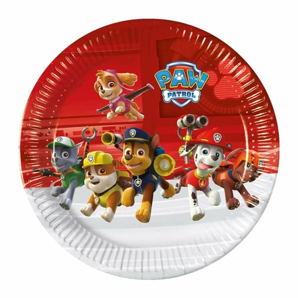 Papperstallrik Paw Patrol 23cm 8-pack