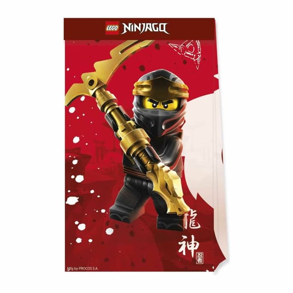 Godispåse LEGO Ninjago Papper 4-pack