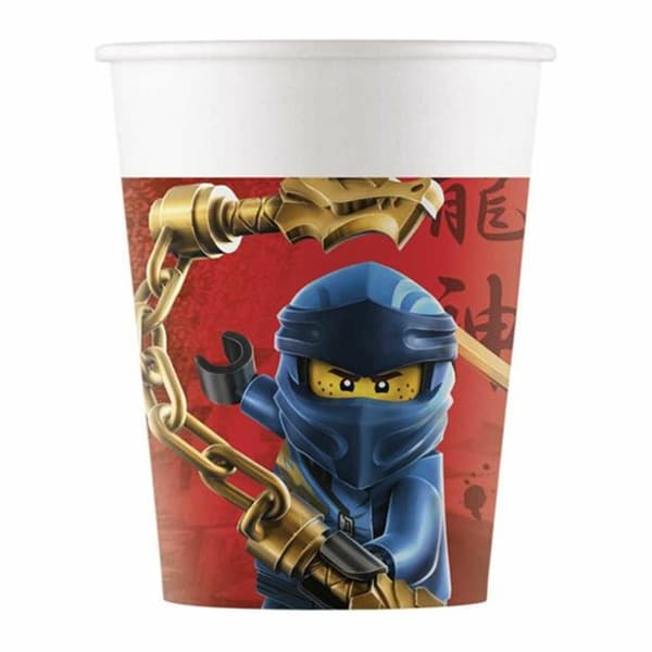 Pappersmugg LEGO Ninjago 200ml 8-pack