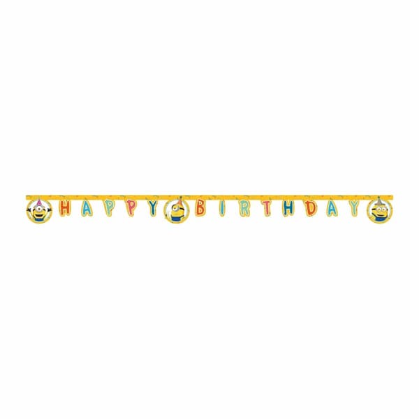 Girlang Minioner "Happy Birthday"
