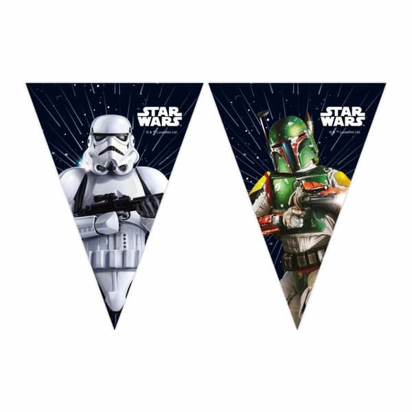 Girlang Darth Vader Star Wars 9-flaggor 230cm