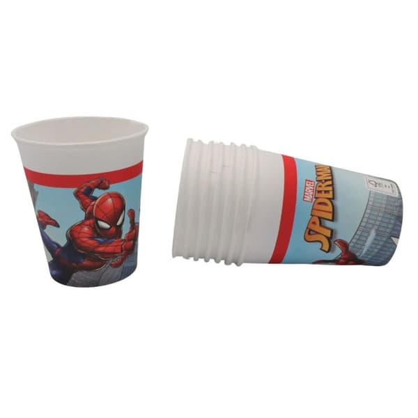 Pappersmugg Spider Man 200ml 8-pack
