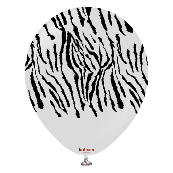 Latexballong Safari Tiger Smoke 30cm 25-pack