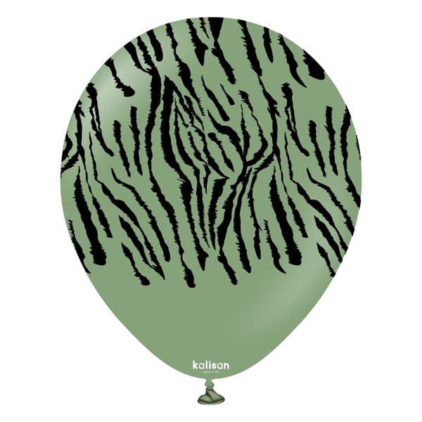 Latexballong Safari Tiger Eucalyptus