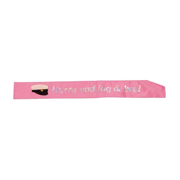 Magband "Hurra vad jag är bra" Rosa 78x9cm