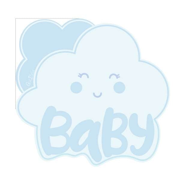 Pappersservett Blå moln "Baby" 33x33cm 16-pack