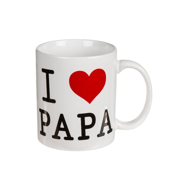 Mugg "I love Papa" 10x8cm
