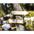 Miniatyrbild 1 av 2: Skylt Pil 2-pack Vit/Guld 35cm
