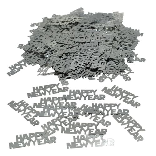 Konfetti "Happy New year" Silver 20g