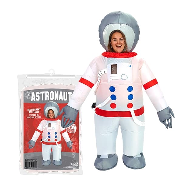 Uppblåsbar Astronaut Rymddräkt / Kostym Vuxen strl