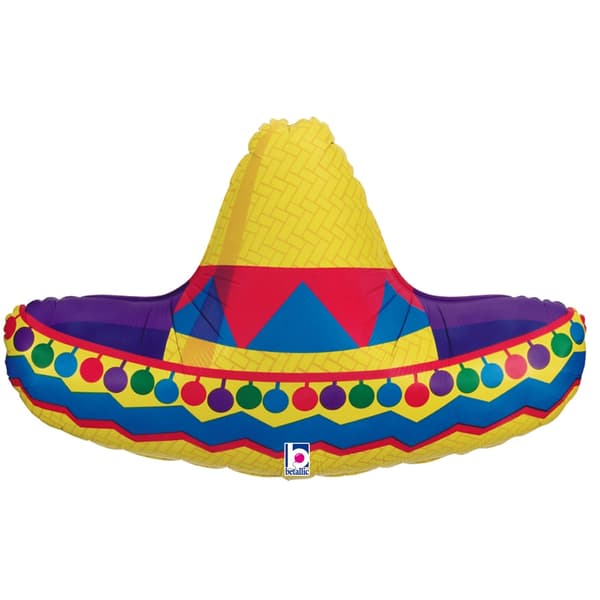 Folieballong Sombrero Hatt 86cm