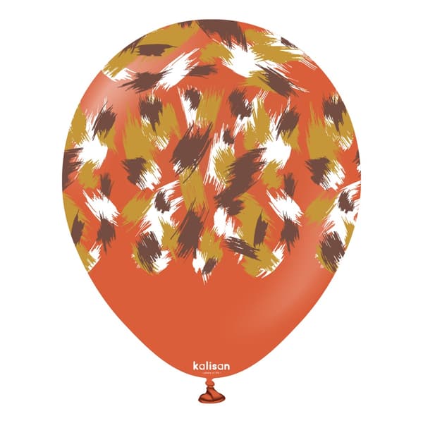 Latexballong Safari Rost Orange 30cm 25-pack