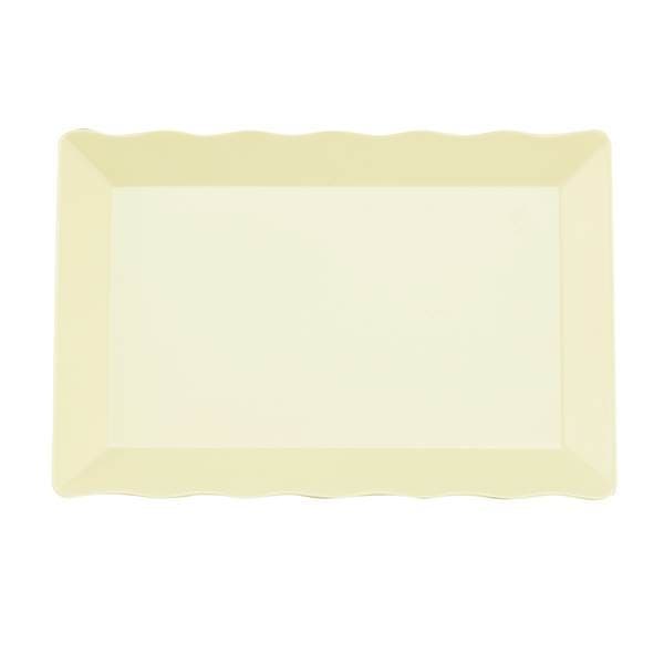 Serveringsfat / Uppläggningsfat Cream 20x30cm Melamin
