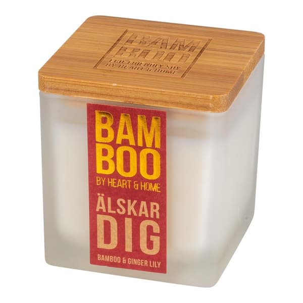 Bambu ljus "Jag älskar dig"