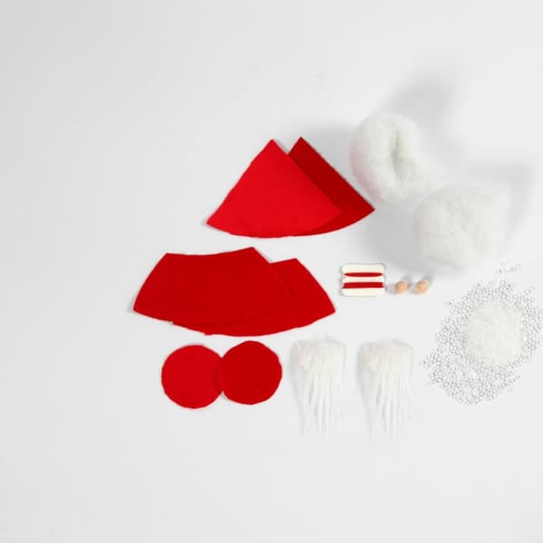 Mini DIY Kit Röd Tomtenissar 12cm